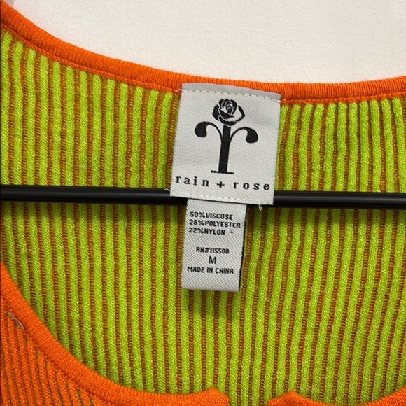 Rain Rose Button-Up Sweater - Picture 2 of 3